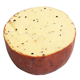 オランダ産　スモークチーズ　ブラックペッパー　約300g<br>(不定貫4000円/kgで再計算)