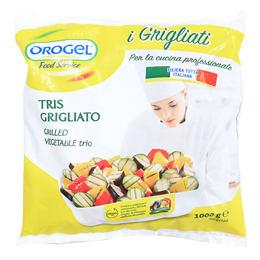 【冷凍】【かなり便利!】オロジェル　イタリア産　グリルミックス野菜　1kg