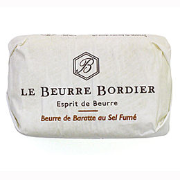 【毎週月曜〆切→翌週金曜発送】フランスブルターニュ産　ボルディエ　発酵フレッシュバター　燻製塩　125g